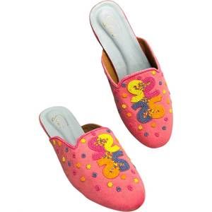 NEW SOL’EART women's logo slip on shoes in pink